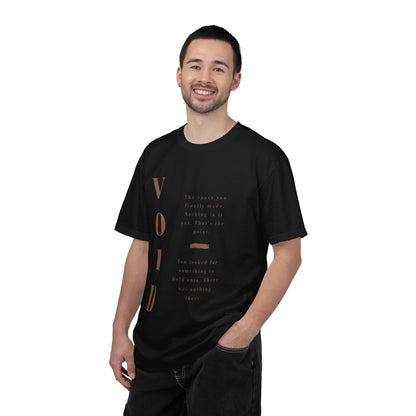 VOID - Comfort Colors — Minimalist Vertical Text Tee