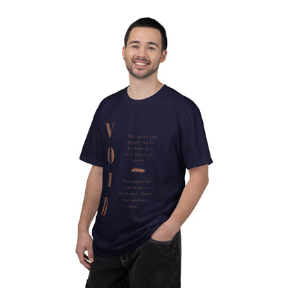 VOID - Comfort Colors — Minimalist Vertical Text Tee